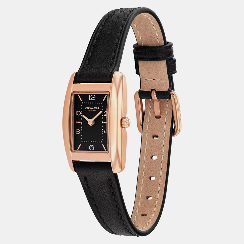 Reese Women Quartz Black Dial Analog Leather Watch 14504644