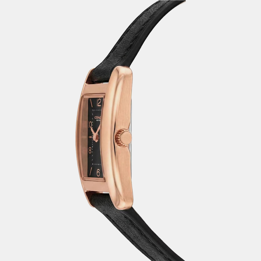 Reese Women Quartz Black Dial Analog Leather Watch 14504644