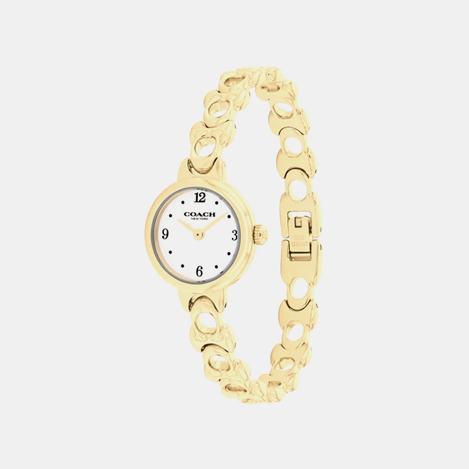 Iris Women Quartz White Dial Analog Stainless Steel Watch 14504650