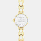 Iris Women Quartz White Dial Analog Stainless Steel Watch 14504650