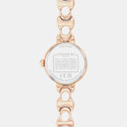 Iris Women Quartz Pink Dial Analog Stainless Steel Watch 14504652