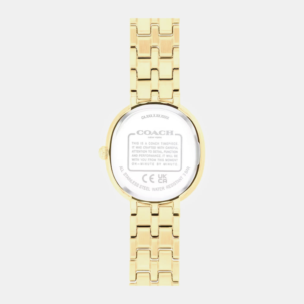 Harlow Women Quartz Gold Dial Analog Stainless Steel Watch 14504660