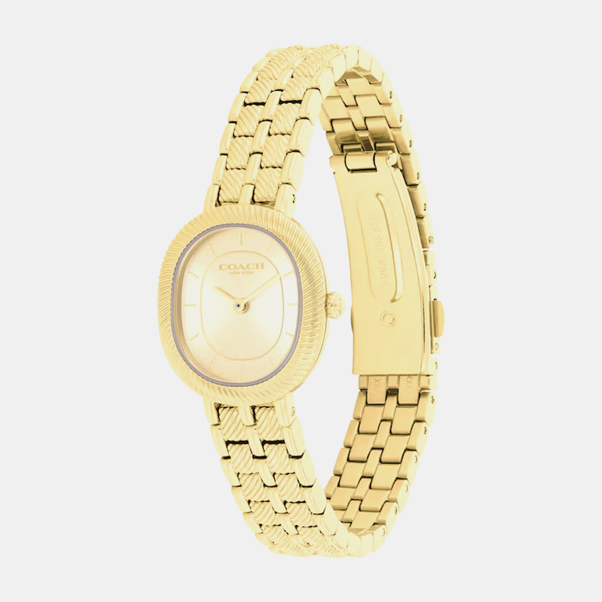 Harlow Women Quartz Gold Dial Analog Stainless Steel Watch 14504660