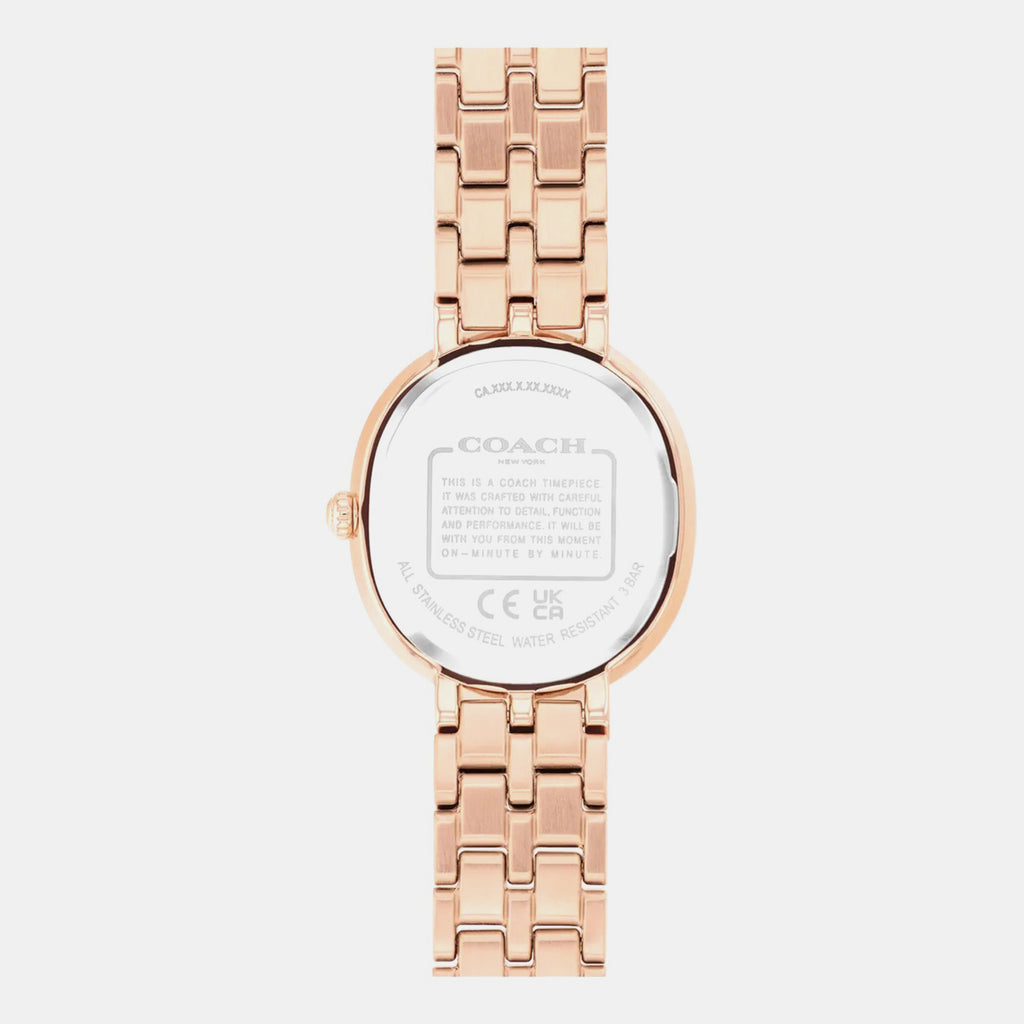 Harlow Women Quartz Rose Gold Dial Analog Stainless Steel Watch 14504661