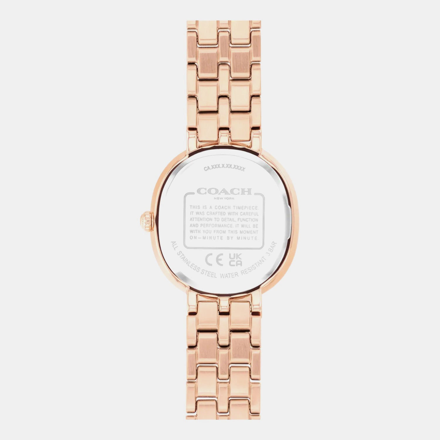 Harlow Women Quartz Rose Gold Dial Analog Stainless Steel Watch 14504661