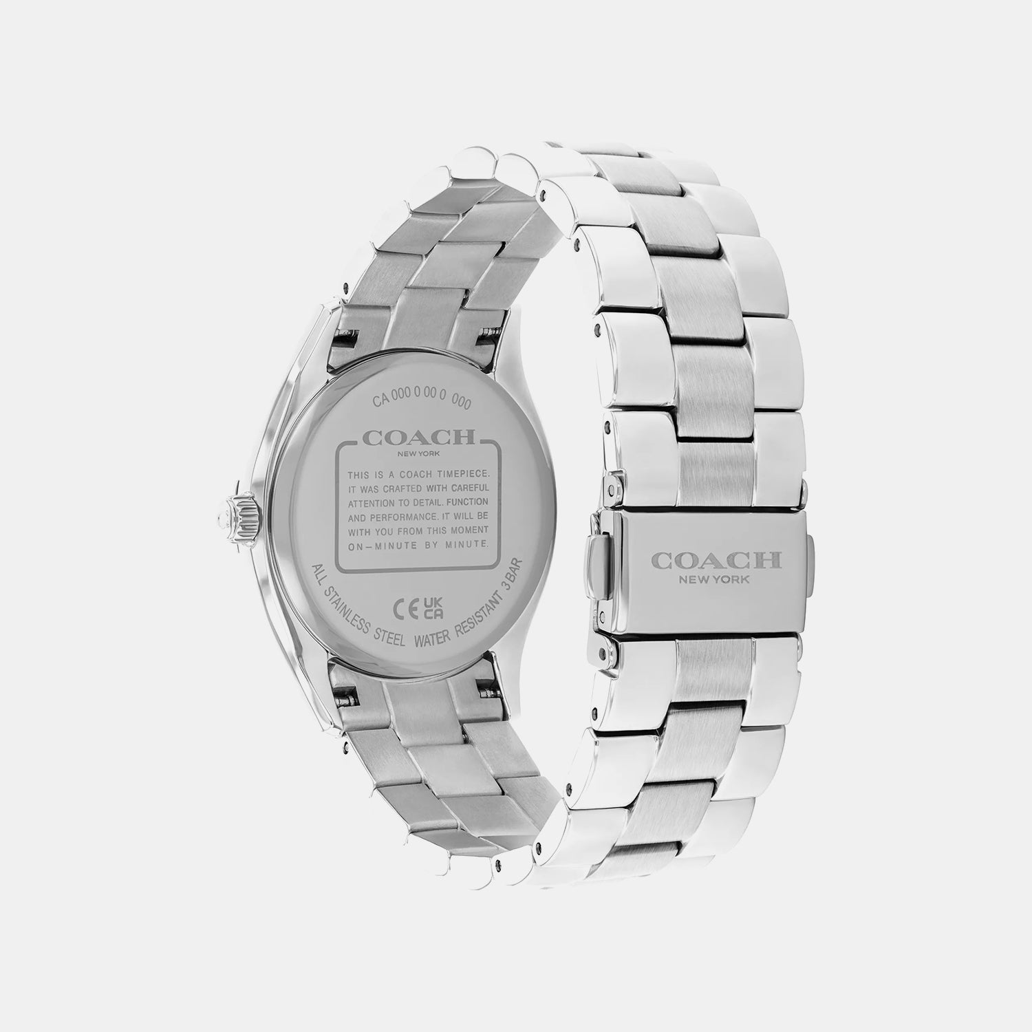 Brooks Women Quartz Black Dial Analog Stainless Steel Watch 14504666