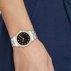 Brooks Women Quartz Black Dial Analog Stainless Steel Watch 14504666
