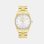 Brooks Women Quartz Silver Dial Analog Stainless Steel Watch 14504667