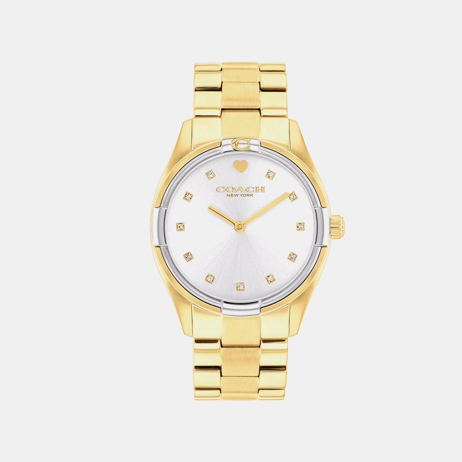 Brooks Women Quartz Silver Dial Analog Stainless Steel Watch 14504667