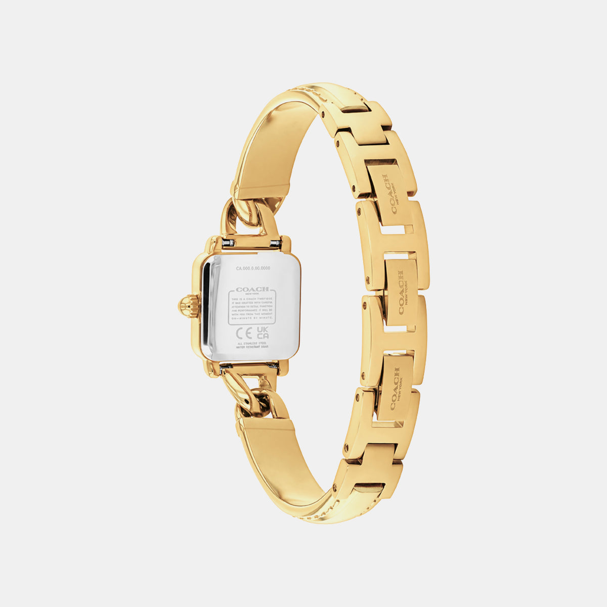 Cass Women Quartz White Dial Analog Stainless Steel Watch 14504669