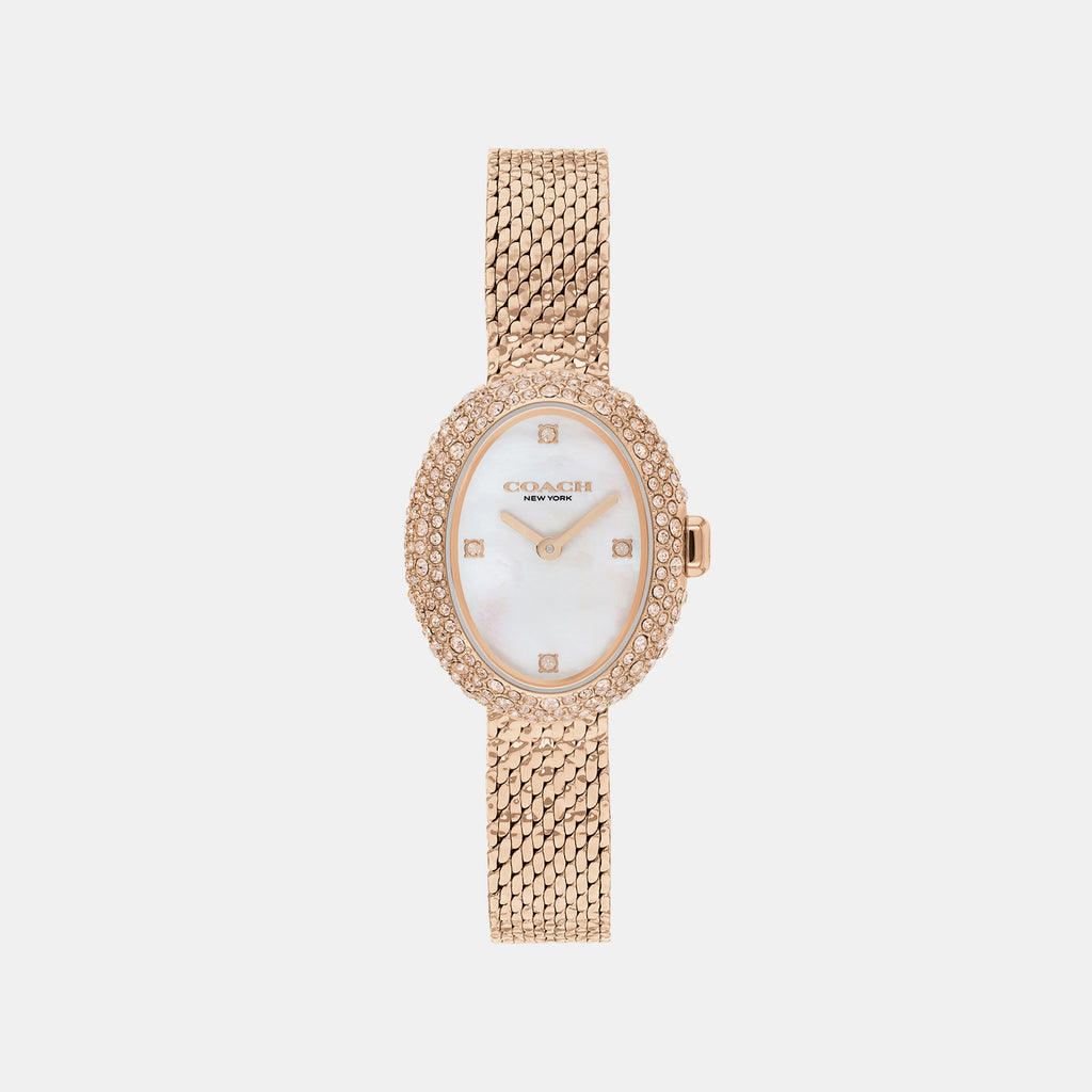 Sammy Women Quartz White Mother Of Pearl Dial Analog Stainless Steel Watch 14504691