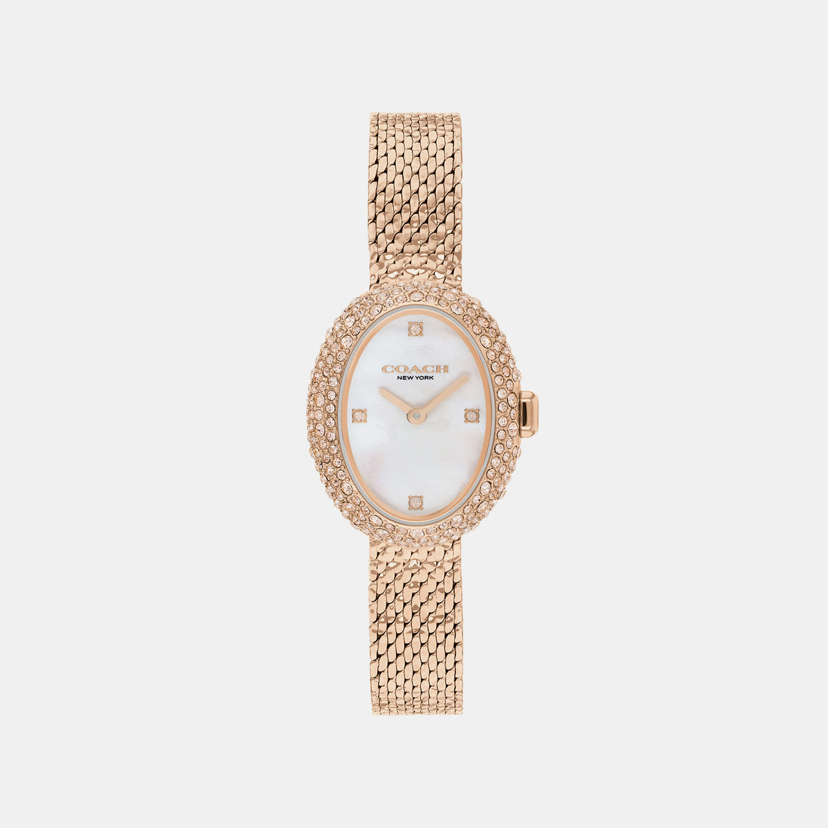 Sammy Women Quartz White Mother Of Pearl Dial Analog Stainless Steel Watch 14504691