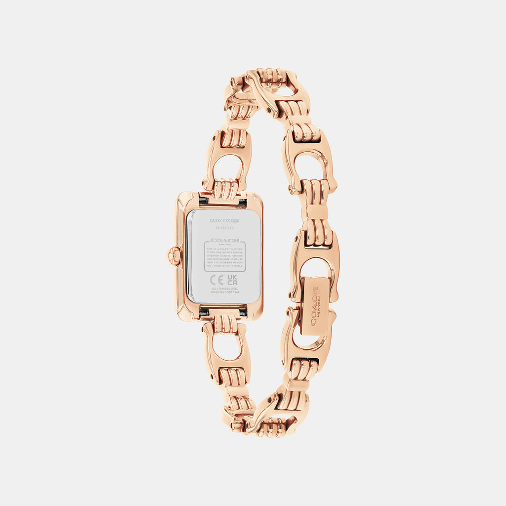 Mara Women Quartz Pink Dial Analog Stainless Steel Watch 14504695
