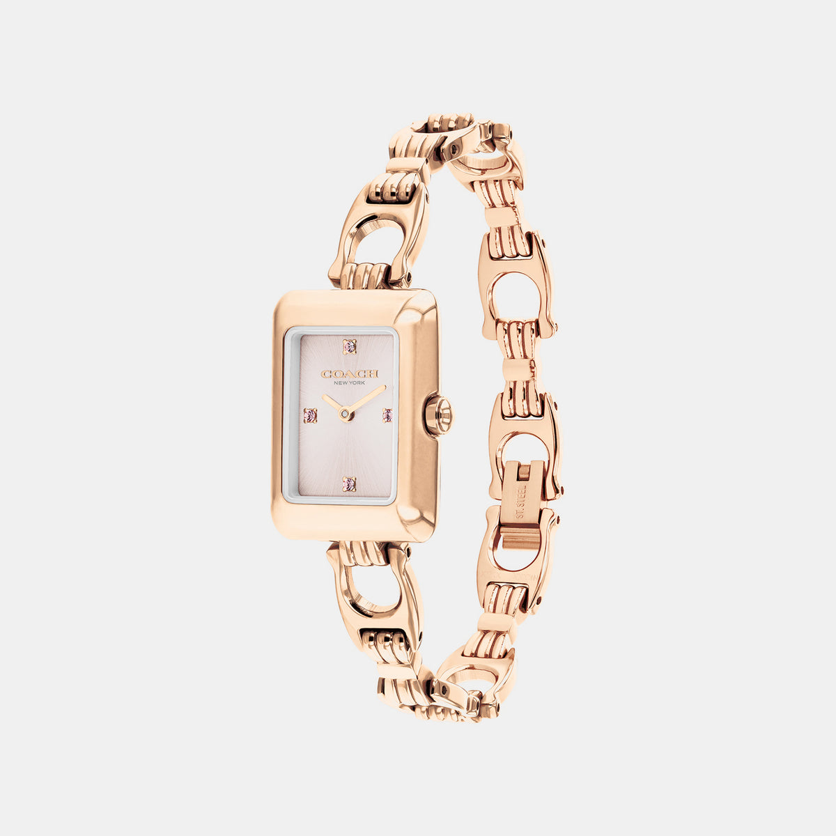 Mara Women Quartz Pink Dial Analog Stainless Steel Watch 14504695