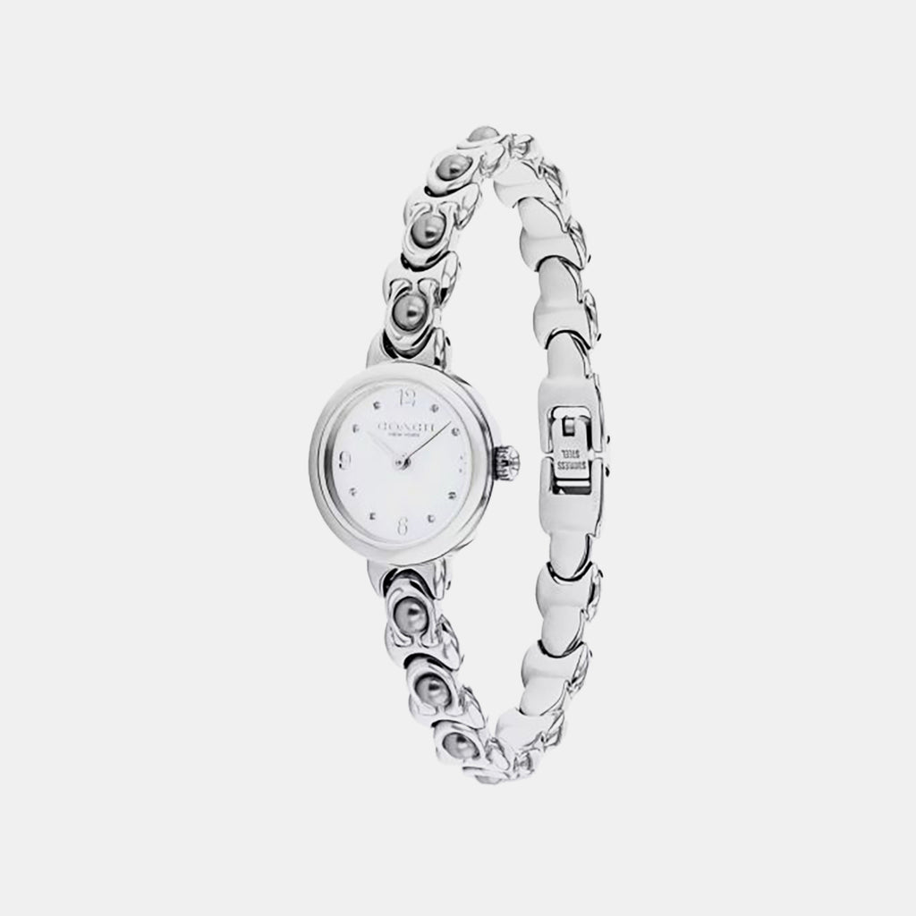 Women Quartz Mother Of Pearl Dial Analog Stainless Steel Watch 14504698