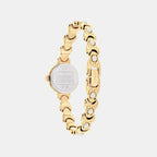 Iris Women Quartz White Dial Analog Stainless Steel Watch 14504699