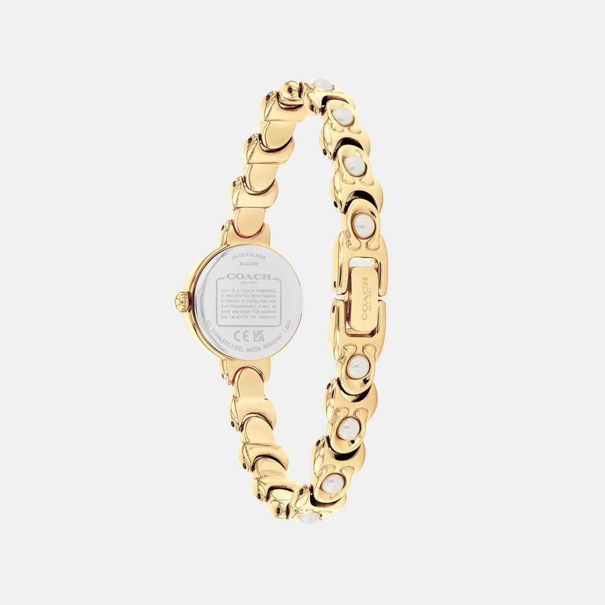 Iris Women Quartz White Dial Analog Stainless Steel Watch 14504699