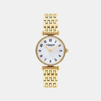 Cary Women Quartz White Mother Of Pearl Dial Analog Stainless Steel Watch 14504704