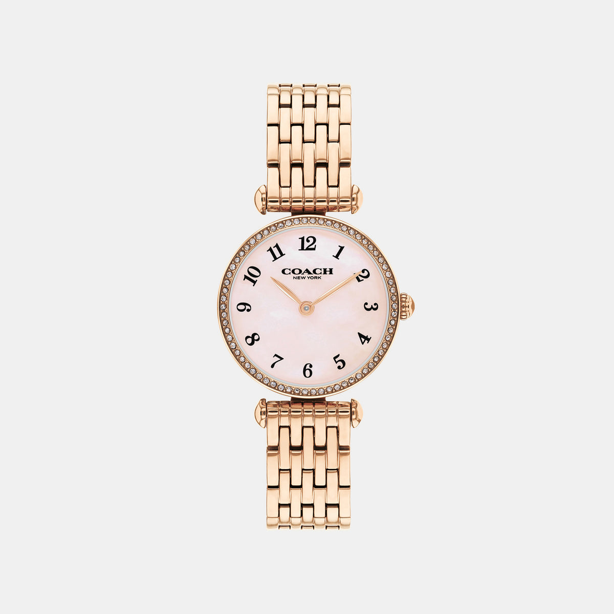 Cary Women Quartz Mother Of Pearl Dial Analog Stainless Steel Watch 14504705