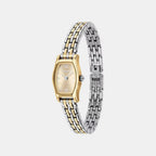 Greta Women Quartz Champagne Dial Analog Stainless Steel Watch 14504718