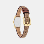 Greta Women Quartz Silver Dial Analog Leather Watch 14504720