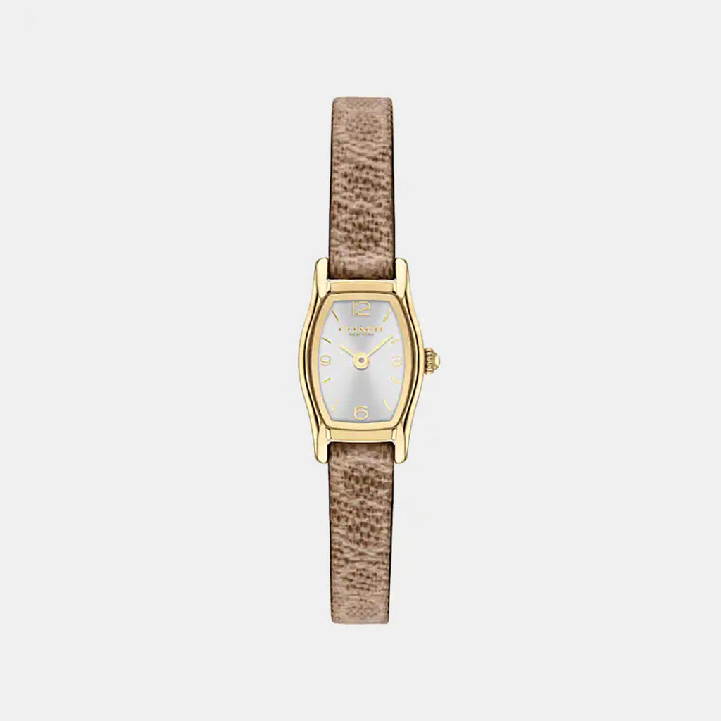 Greta Women Quartz Silver Dial Analog Leather Watch 14504720