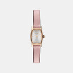 Greta Women Quartz Silver Dial Analog Leather Watch 14504721
