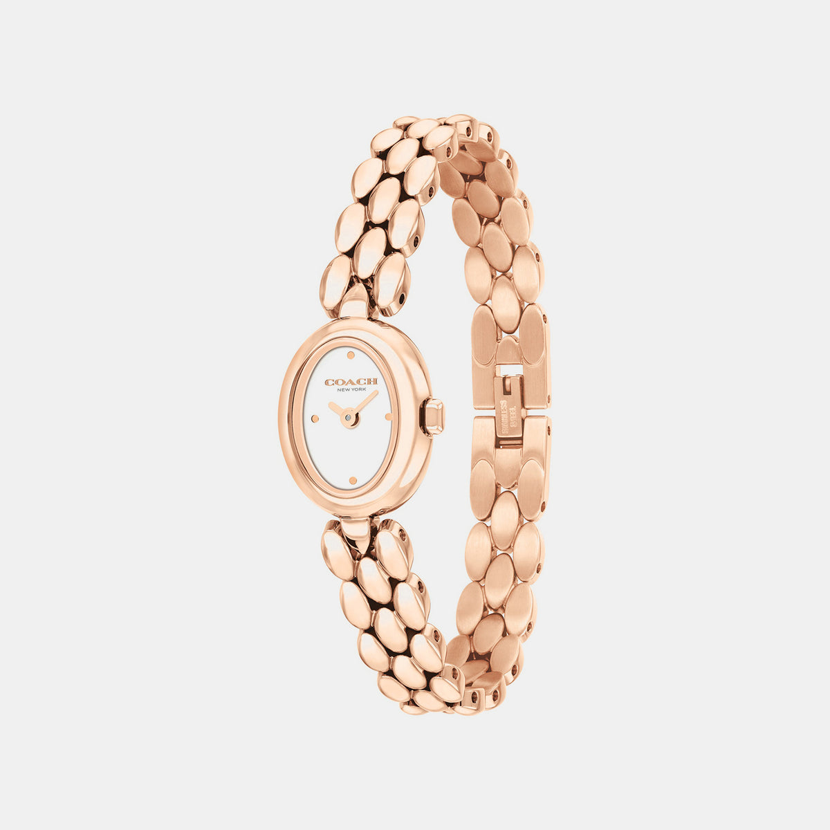 Gleam Women Quartz White Dial Analog Stainless Steel Watch 14504737