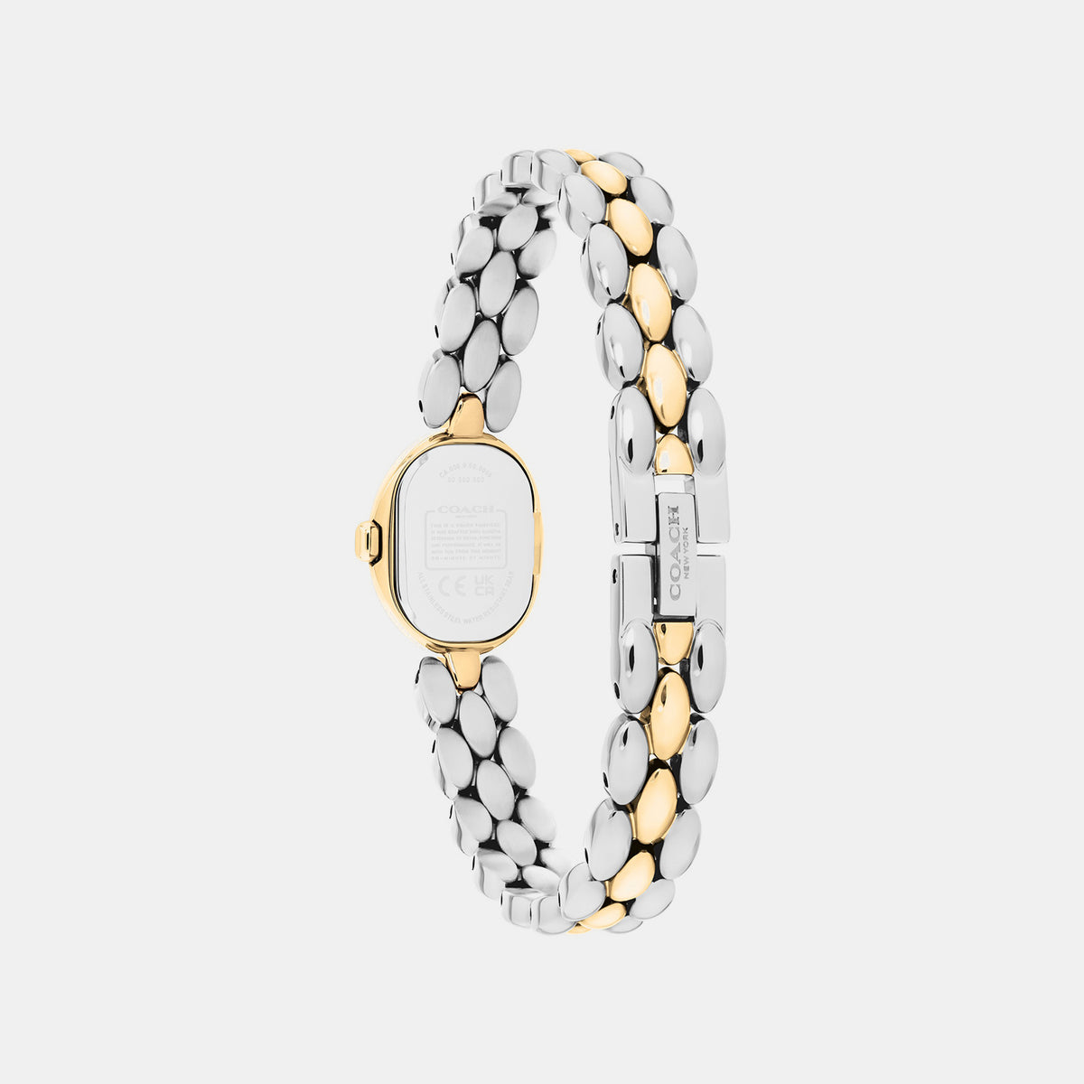 Moderne Women Quartz White Dial Analog Stainless Steel Watch 14504738