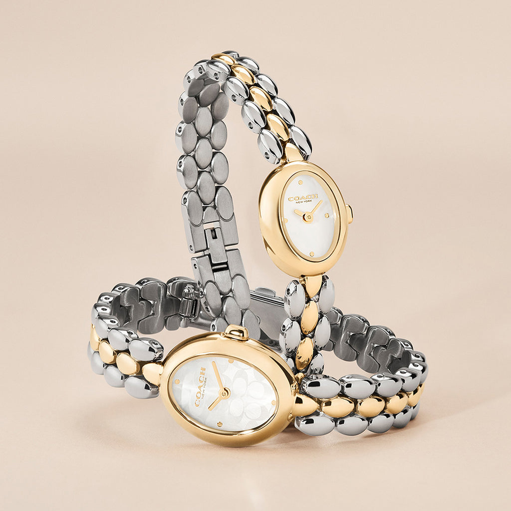 Moderne Women Quartz White Dial Analog Stainless Steel Watch 14504738