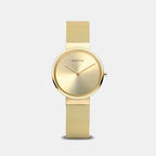 Bering Round Gold Analog watch
