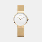 Bering Round White Analog watch