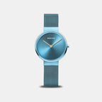 Bering Round Blue Analog watch