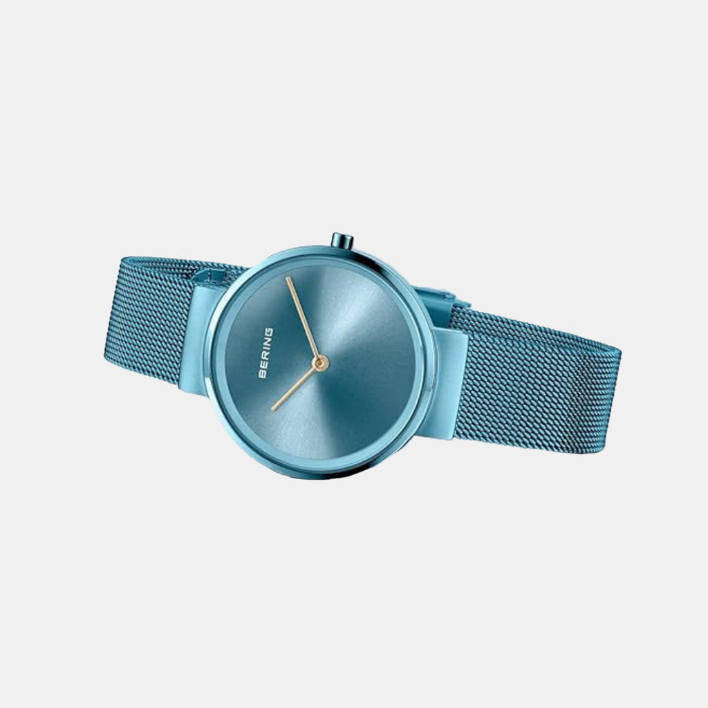 Bering Women Round Blue watch