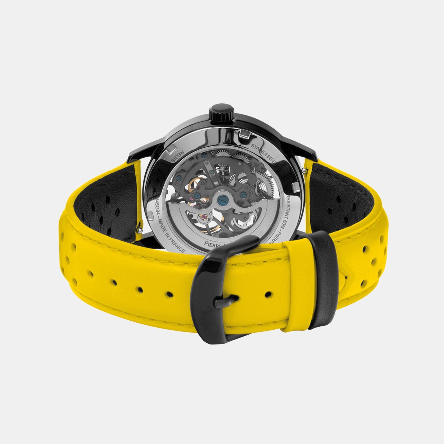 Paddock Women Automatic Black Dial Analog Leather Watch 145G849