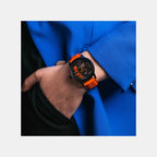 Paddock Women Automatic Black Dial Analog Leather Watch 145G899