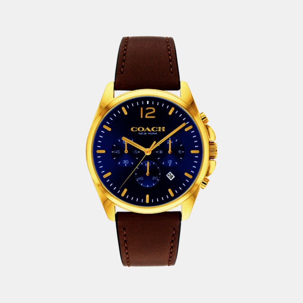 Greyson Men Quartz Blue Dial Chronograph Stainless Steel Watch 14602629
