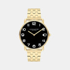 Elliot Men Quartz Black Dial Analog Stainless Steel Watch 14602669