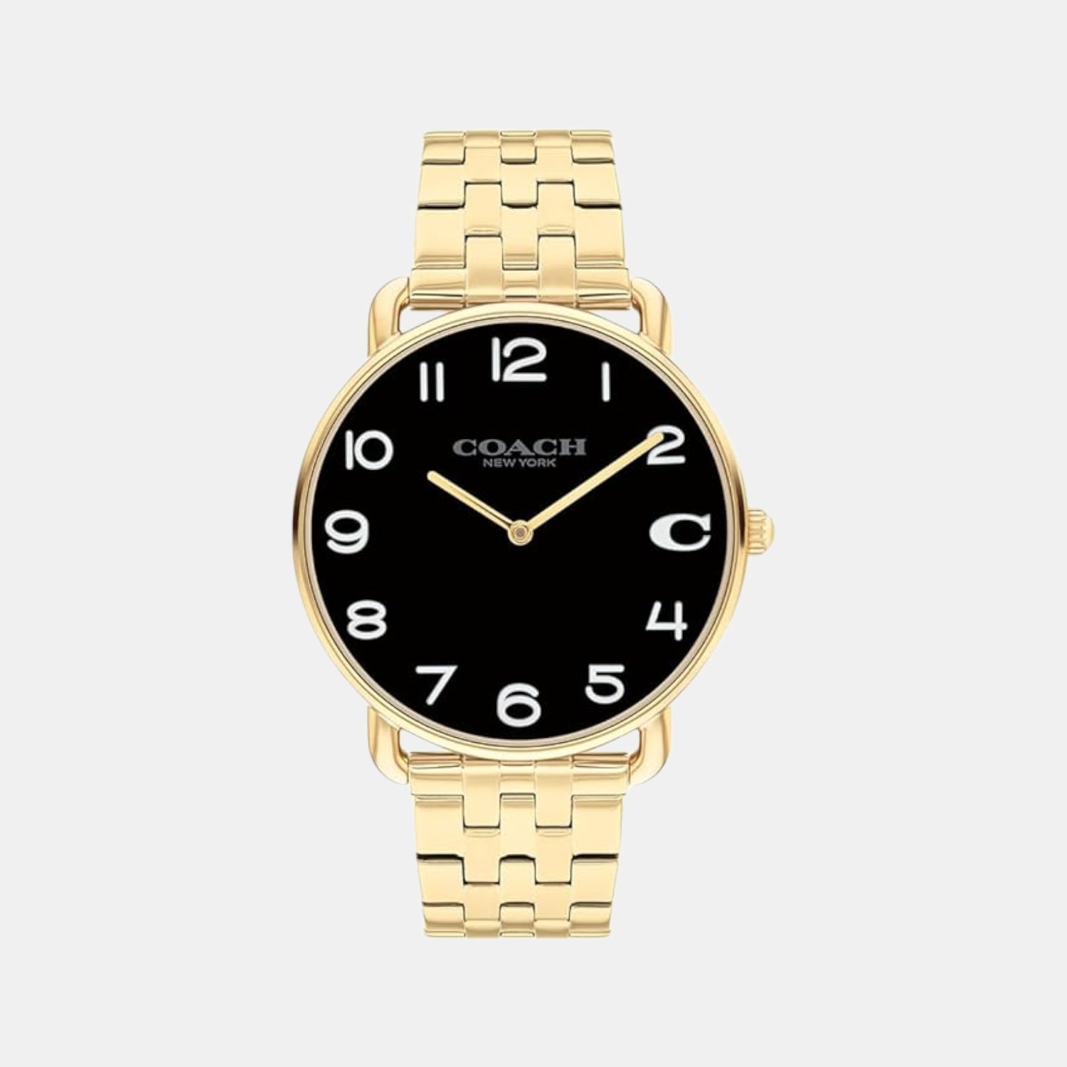 Elliot Men Quartz Black Dial Analog Stainless Steel Watch 14602669