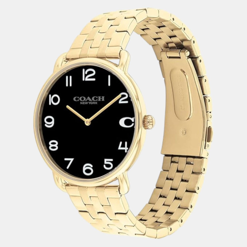 Elliot Men Quartz Black Dial Analog Stainless Steel Watch 14602669