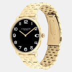 Elliot Men Quartz Black Dial Analog Stainless Steel Watch 14602669