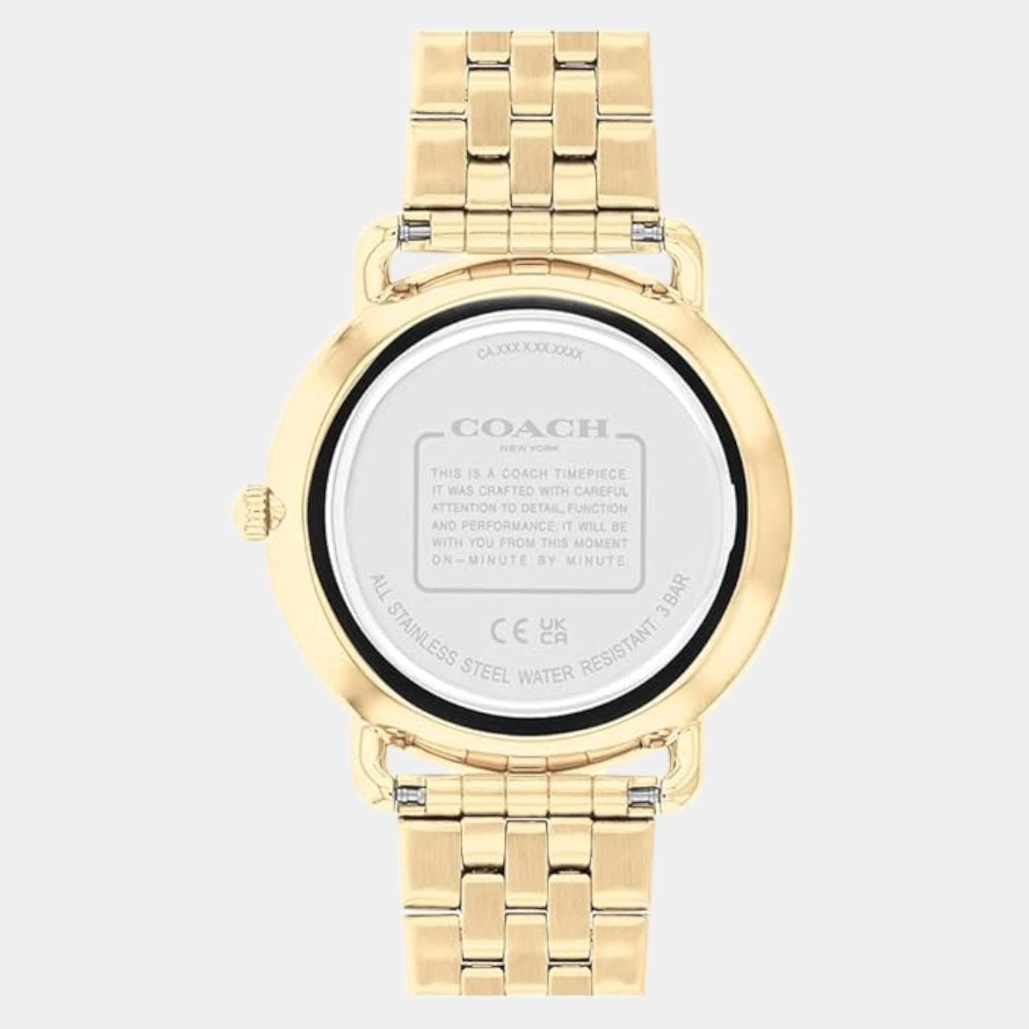 Elliot Men Quartz Black Dial Analog Stainless Steel Watch 14602669