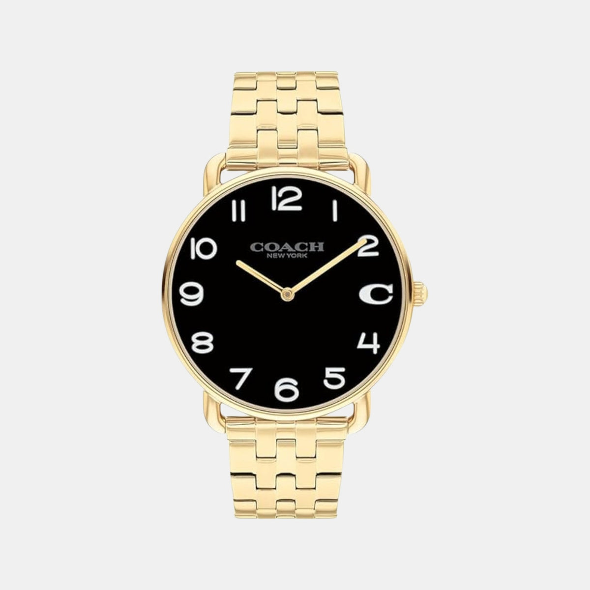 Elliot Men Quartz Black Dial Analog Stainless Steel Watch 14602669