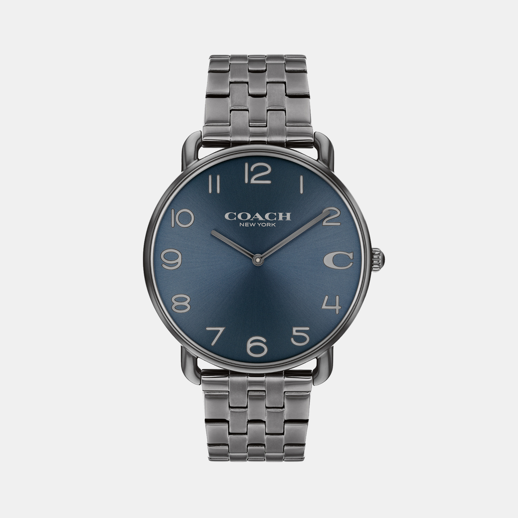 Coach Round Blue Analog watch