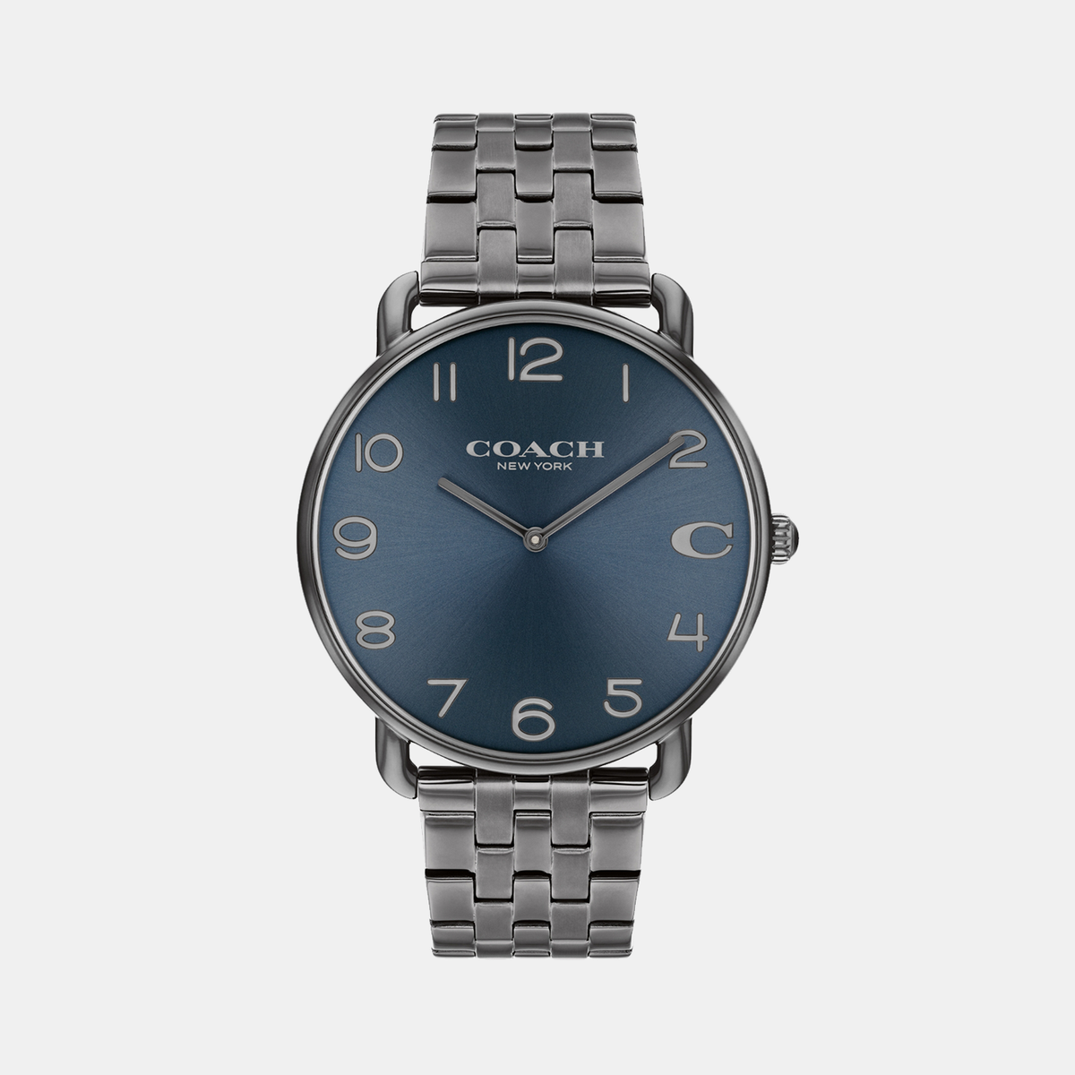 Coach Round Blue Analog watch