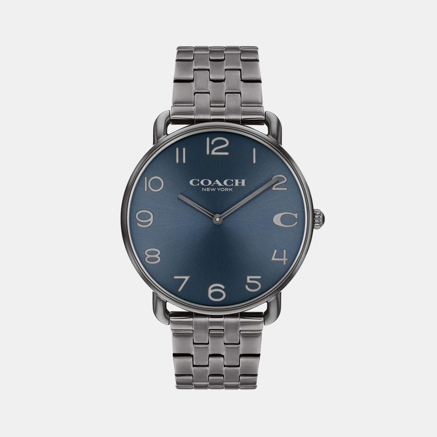 Coach Round Blue Analog watch