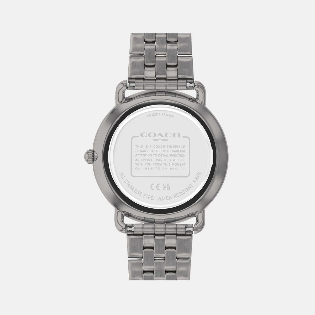 Coach Men Round Blue watch