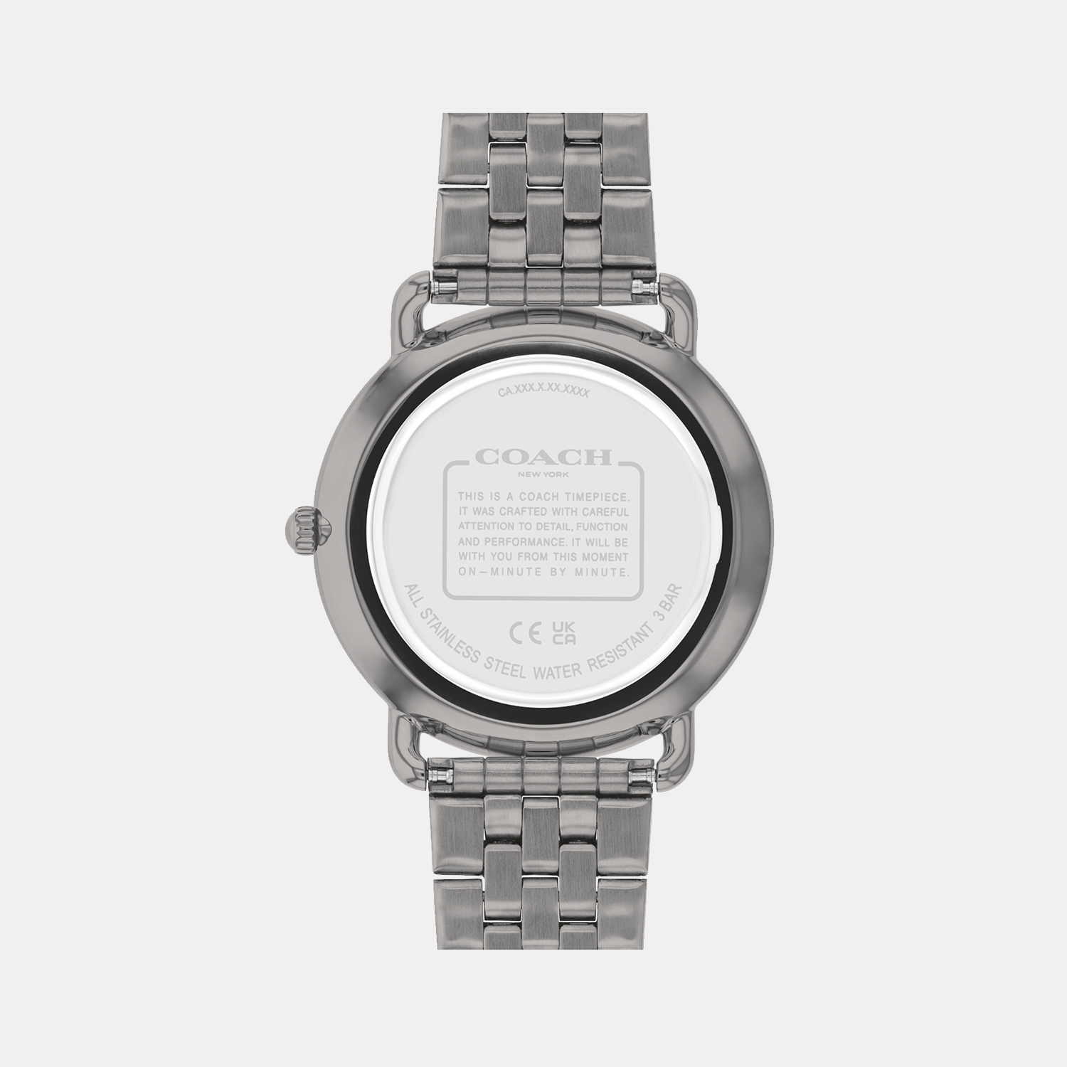 Coach Men Round Blue watch