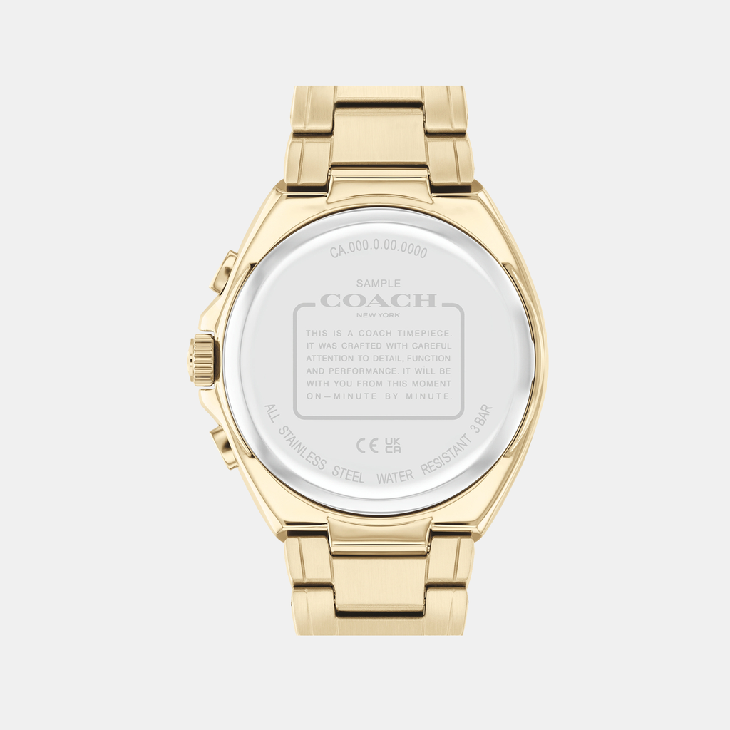 Coach Men Round Green watch