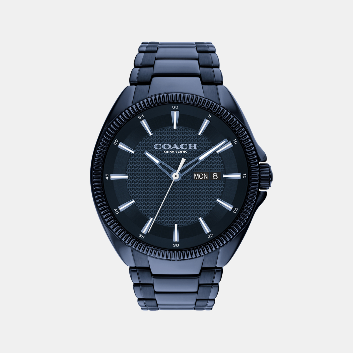 Coach Round Blue Analog watch